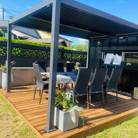 Maison Gite Chez Nounou Sauna Jacuzzi Jardin Arbore Etting Exterior foto
